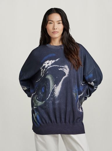 Printed XXL Jumper